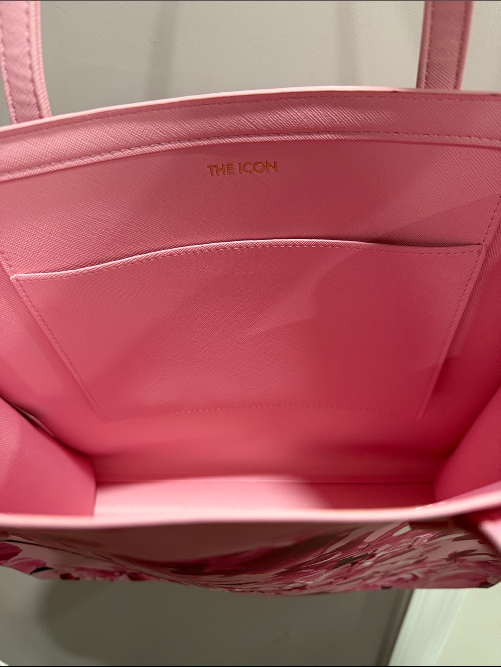 NWT Ted Baker London pink flowered tote - Picture 5 of 7